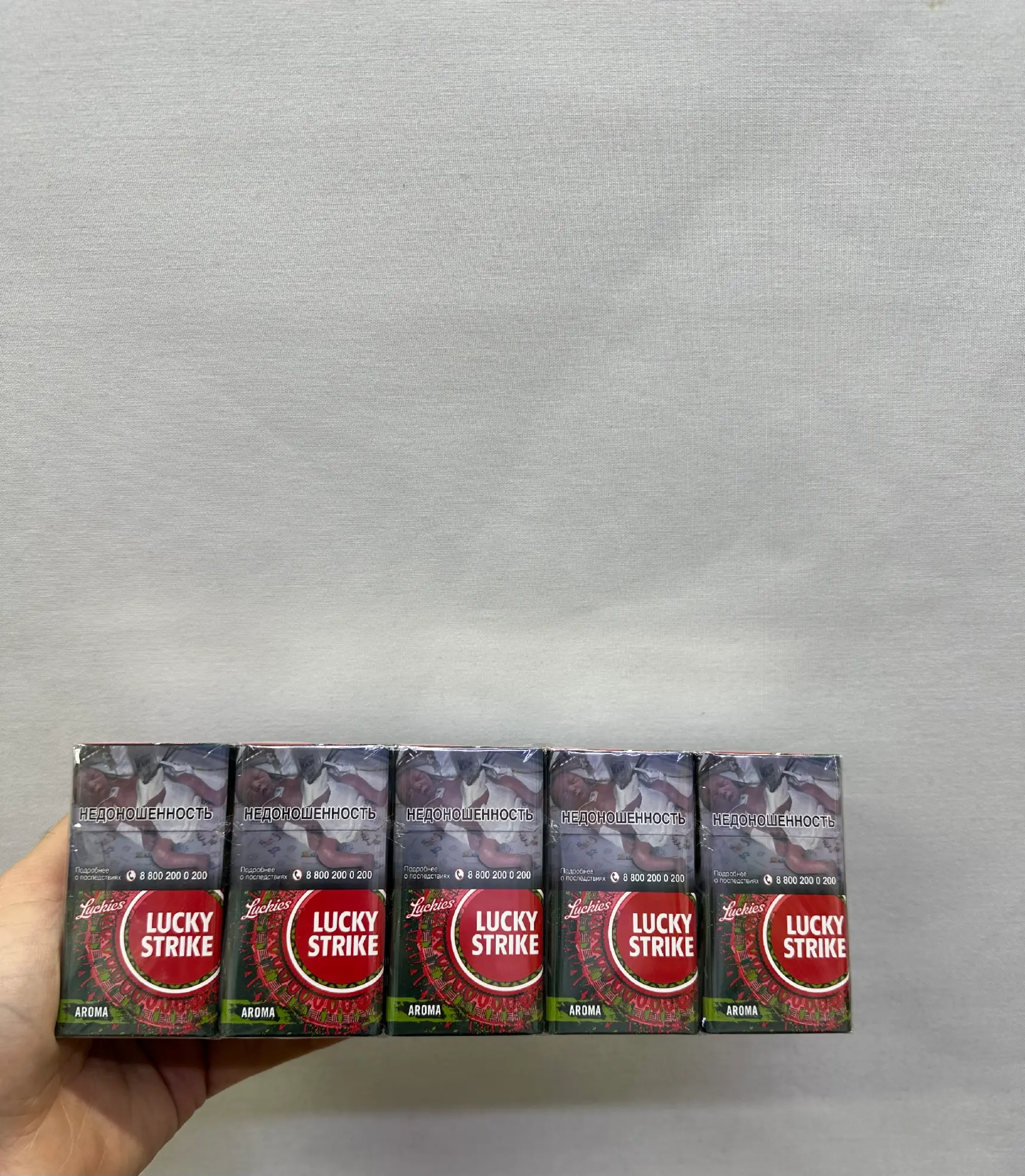 Lucky Strike Greenred QS(Компакт,Арбуз)Оригинал