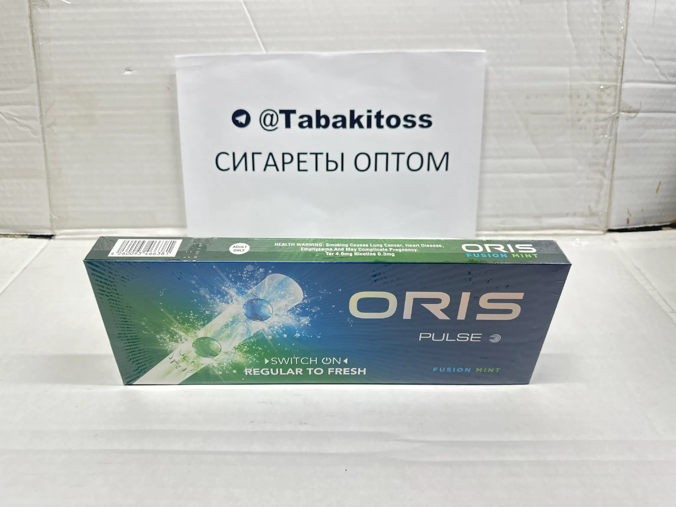 Oris Pulse Fusion Mint(Свежая мята, Кнопка,Суперслим)