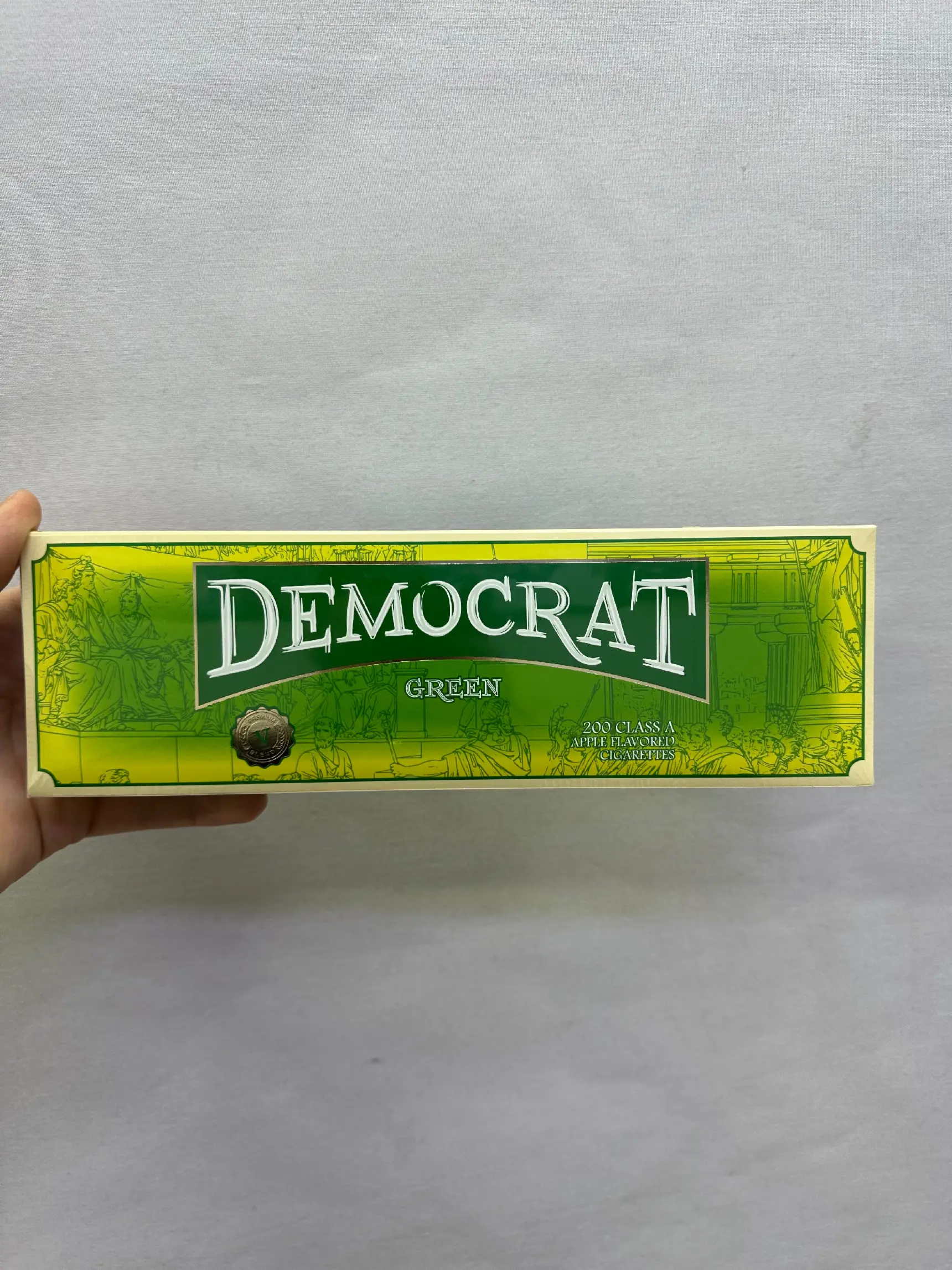 Democrat Green Nano(Яблоко,Со Вкусом+С Кнопкой,Нано)