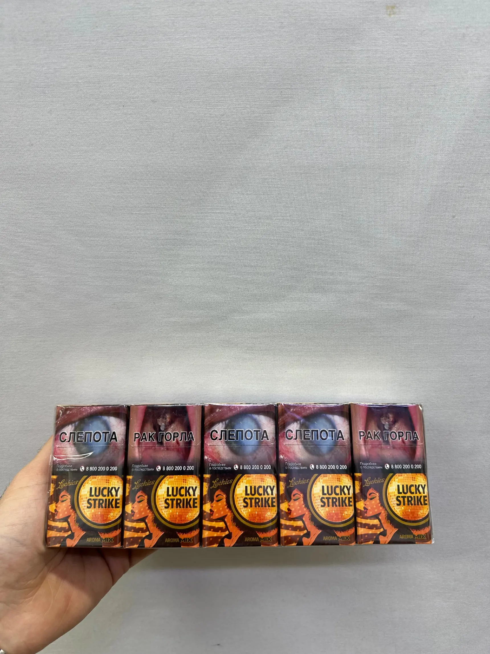Lucky Strike Aroma Amber Mix QS(Компакт,Кнопка,Шоколад С Апельсином)Оригинал